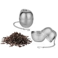 thumbnail image 4 of Fiudx Colada de Té, Bola de Especias con Rosca Sellada, Filtro Malla Fina, Infusor de Tetera con Base Estable, Ideal para Té Negro y Verde, Regalo para La Cocina Del Hogar, Acero Inoxidable 304, 4 of 7