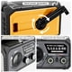 thumbnail image 5 of Radio Recargable AM/FM Emergencia 16000 MAh Con Alarma SOS LED Power Bank para Campamento Supervivencia, 5 of 9