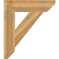 thumbnail image 3 of Ekena Millwork 6"W x 28"D x 32"H Traditional Slat Rough Sawn Bracket, Western Red Cedar, 3 of 4
