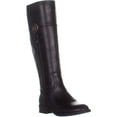 thumbnail image 2 of Tommy Hilfiger Womens Ilia 4 Leather Logo Riding Boots 10m, 2 of 4
