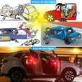 thumbnail image 3 of Luz de advertencia LED inalámbrica universal para puerta de coche (4 unidades), luz de seguridad, luces estroboscópicas anticolisión trasera (roja), 3 of 5