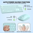 thumbnail image 3 of Teclado y Mouse Inalámbricos EDJO Ergónomicos Silenciosos de Tamaño Completo, 3 of 7