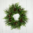 thumbnail image 4 of Real Touch™️ Pinecones and Jingle Bells Artificial Christmas Wreath - 26" - Unlit, 4 of 10