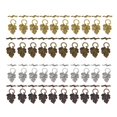 thumbnail image 4 of AMLESO Ensemble de 40 Fermoirs à Bascule en Forme de Feuille pour Bijoux Collier Fermoirs en Alliage, 4 of 8