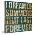 thumbnail image 7 of I Dream of Summers Painting Print on Natural Pine Wood, 7 of 7