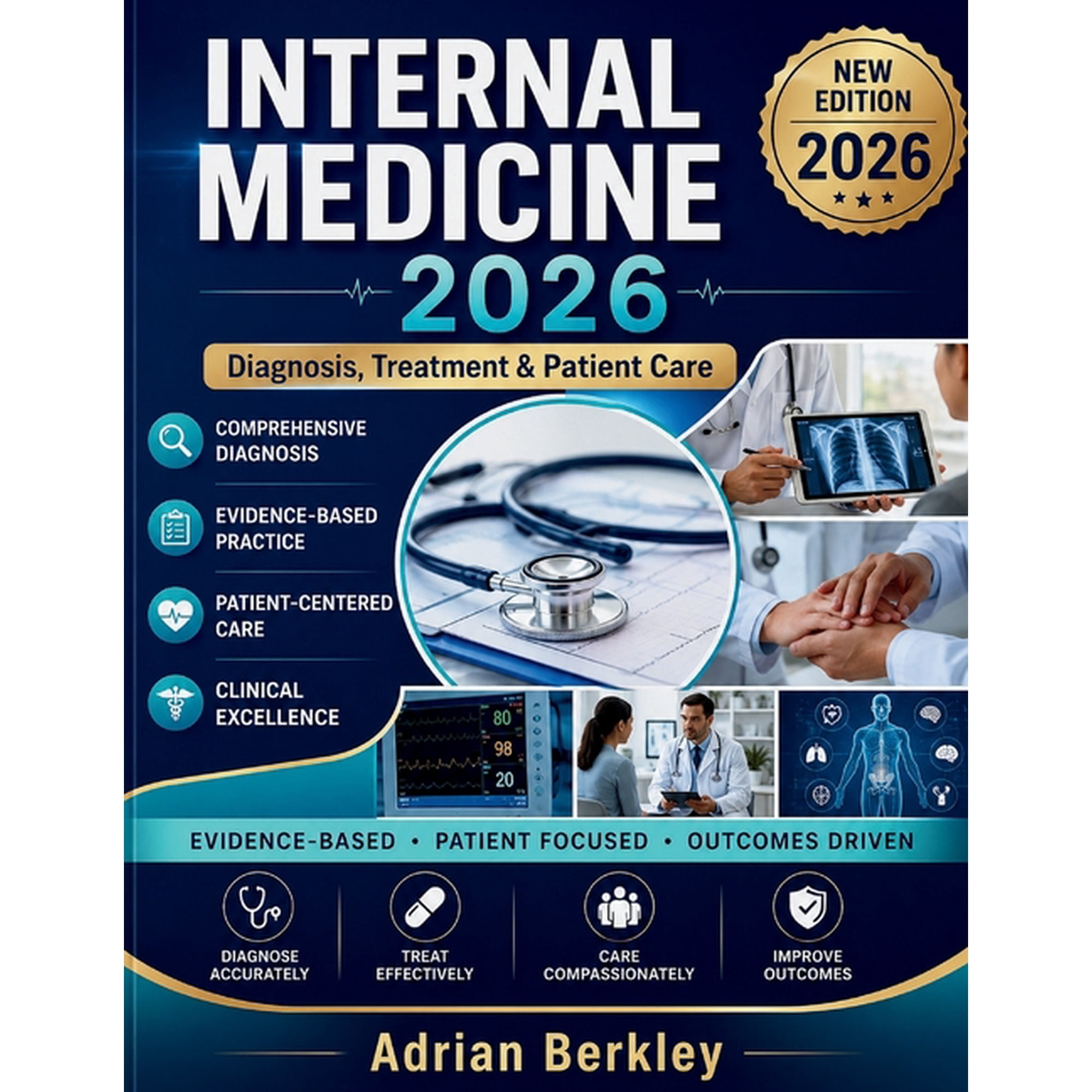 Internal Medicine 2026: Comprehensive Clinical Reference for Diagnosis, Evidence-Based Treatment, Patient-Centered Care,, (Paperback)