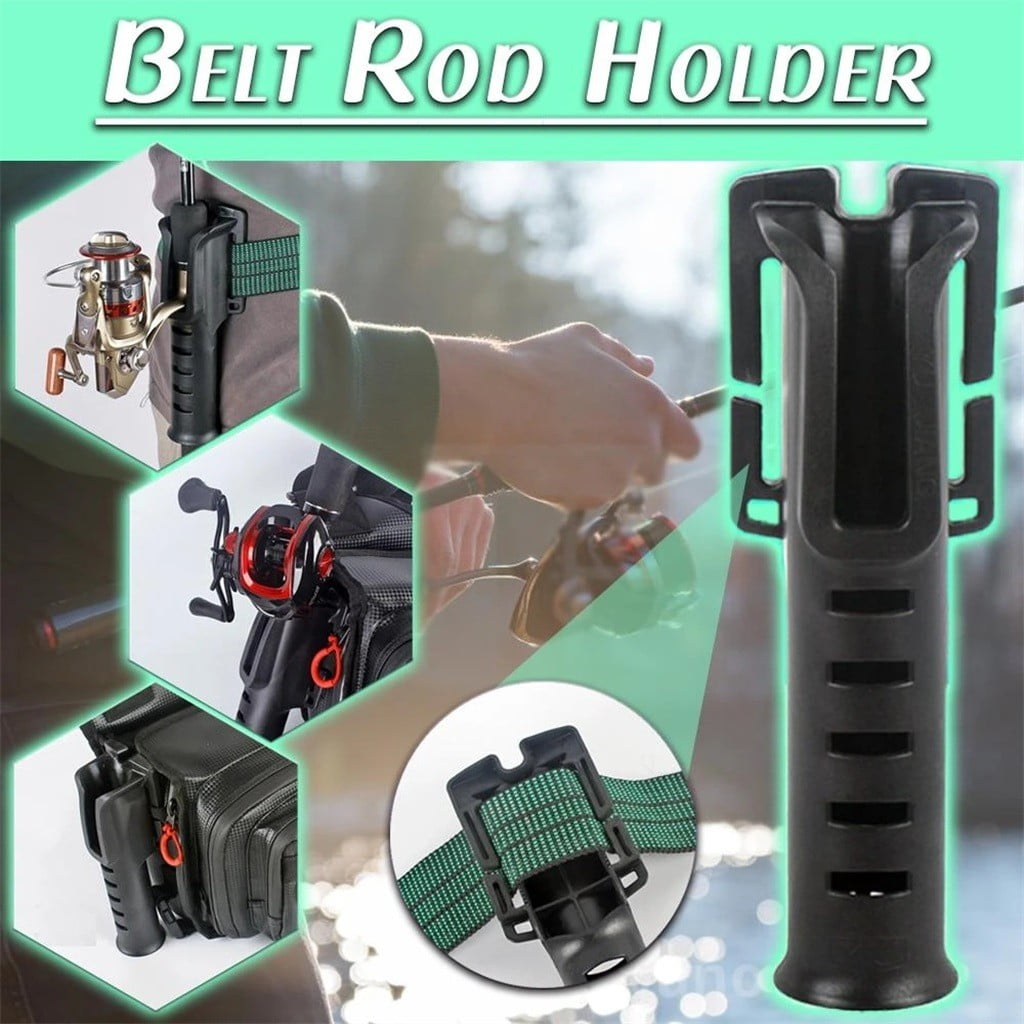 Belt Rod Holder Portable Pole inserter Fishing Rod Rack Multi-function S3DE 