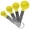 Lemon, variant on Reston Lloyd 4-Piece Plastic Measuring Spoons with Stainless Steel Handles, Red, Set of 2