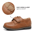 thumbnail image 3 of Blikcon Toddler Boys Dress Shoes Hook and Loop School Uniform Shoes, 3 of 8