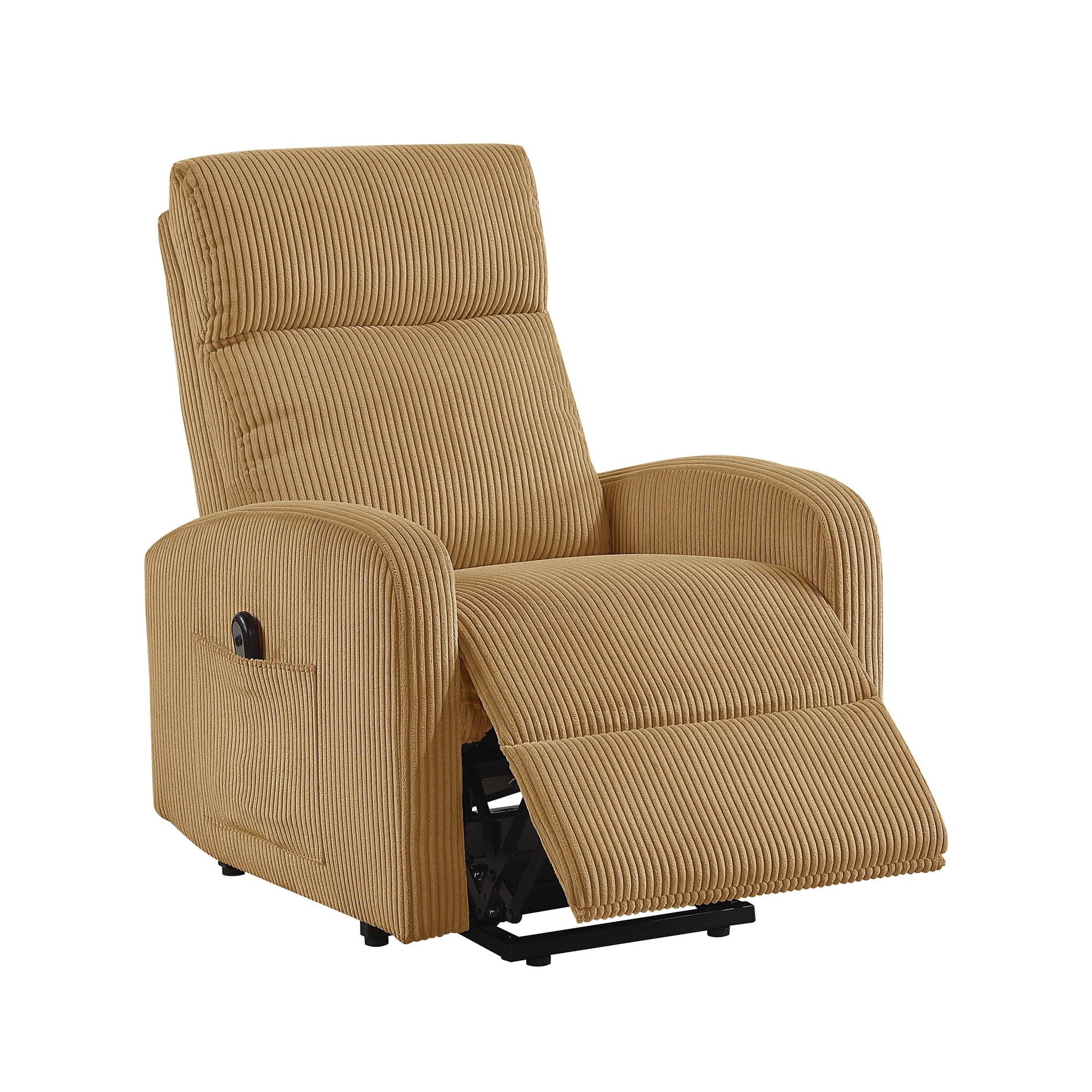 OakvillePark Niven Corduroy Power Lift Chair, Yellow