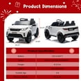 thumbnail image 2 of CazToi 12V Kids Electric Car Licensed Land Rover Ride On Car for Kids, 2 of 6