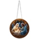 thumbnail image 2 of XWSHYW Adornos Colgantes Letrero Colgante de Navidad Acrílico Redondo para Colgar En La Pared, Decoración Festiva para La Natividad, 2 of 3