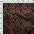 thumbnail image 2 of oneOone Cotton Cambric Brown Fabric Tiger Animal Skin Dress Material Fabric Print Fabric By The Yard 56 Inch Wide, 2 of 4