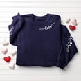 thumbnail image 4 of Camiseta con Capucha de Cuello Redondo Impresa Casual de Navidad para la Fiesta de Vacaciones de Invierno Diaria, 4 of 5