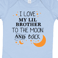 thumbnail image 4 of Inktastic I Love My Lil Brother To The Moon and Back Boys or Girls Baby Bodysuit, 4 of 5