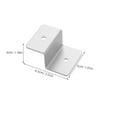 thumbnail image 2 of Minkissy 4Pcs Z Shaped Solar Panel Bracket for RV and Ground Power Stations 11.8X7.9X3.9in, 2 of 8
