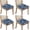 Blue And White-7, variant on Blue and White Modern Art Geometric Seat Covers for Dining Room Chairs Set Of 4,Stretch Printed Washable Chair Seat Cover with Elastic Ties and Button,Removable Waterproof Couch Cushion Covers