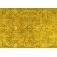 thumbnail image 1 of Ahgly Company Machine Washable Indoor Rectangle Persian Yellow Traditional Area Rugs, 2' x 3', 1 of 4