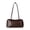 Coffee, variant on Vintage Inspired PU Leather Underarm Bag Multipurpose Shoulder Bags Office Handbag For Women Casual Daily Use
