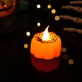 thumbnail image 2 of 1-Pack LED Candle Light Flickering Candle Light Halloween Decoration Atmosphere Ornaments Decoration, Halloween Outdoor Lighting, 2 of 3