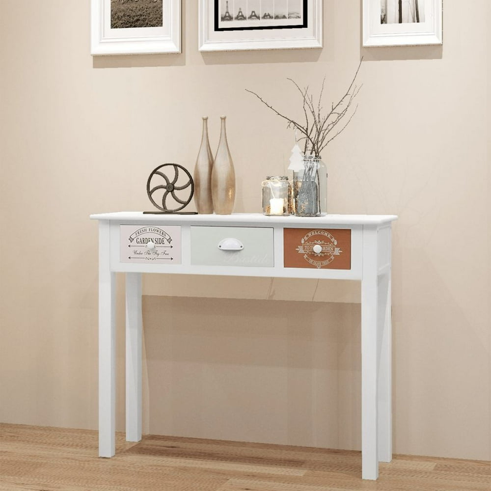 vidaXL Shabby Chic French Console Table Wood