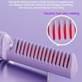 thumbnail image 3 of Hair Straightener Comb, Portable Hair Straightening Brush, 3 Temperature Settings Fast Heating Anti Scald, Smooth Frizz, Ideal for Professional Salon at Home, 3 of 6