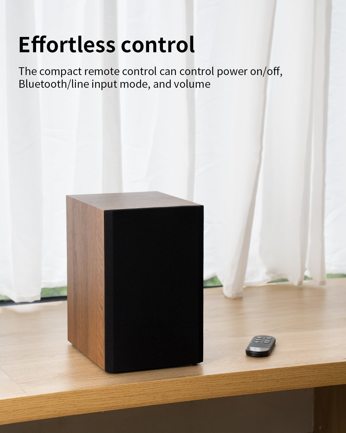 ANGELS HORN Bluetooth Bookshelf Speakers 60W RMS with Remote Control