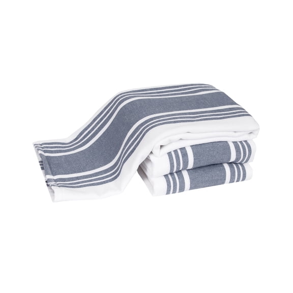 All-Clad Dual-Purpose Cotton Kitchen Towels, 3-Pack, Indigo