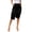Black, variant on Denim Skirt Women Stretch Pencil Skirt High Waist Knee Length Bodycon Casual Party Wear Comfortable Skirt Spring Summer Black L
