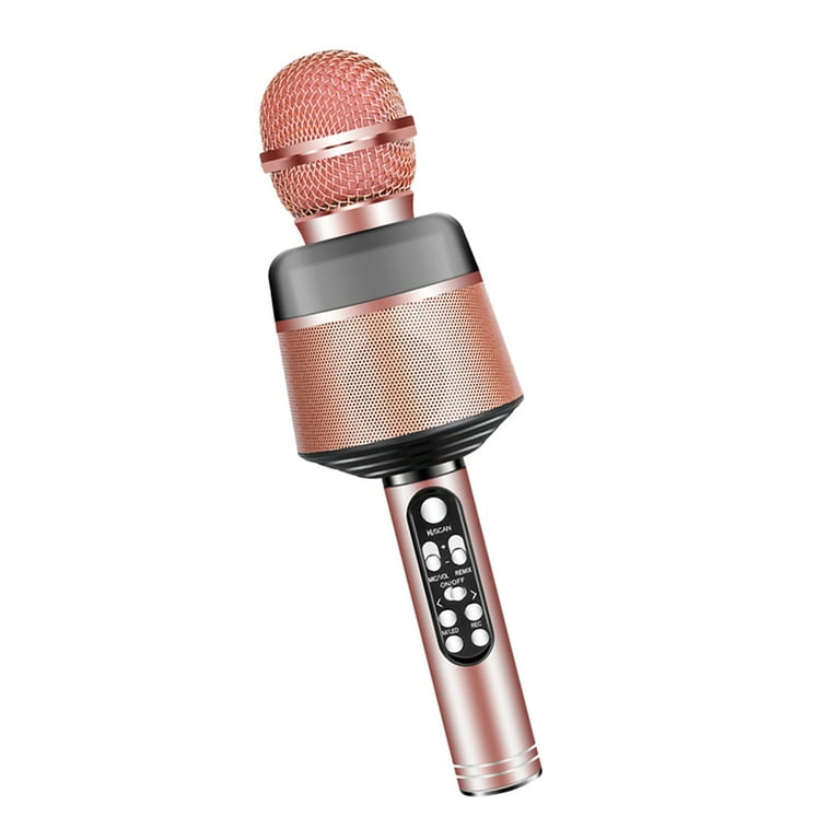 Karaoke-Mikrofon med Bluetooth Lautsprecher 5W - Roségold