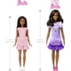thumbnail image 2 of Barbie Doll for Preschoolers, Black Hair, My First Barbie âBrooklynâ Doll, Kids Toys and Gifts, Plush Poodle, Accessories, Soft Poseable Body Barbie -, 2 of 6