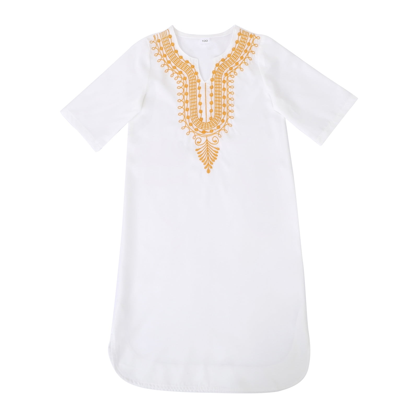 Chemise Femmes En Coton Décontracté Confortable - KJEHOME - Blanc - Manches Courtes - Loose