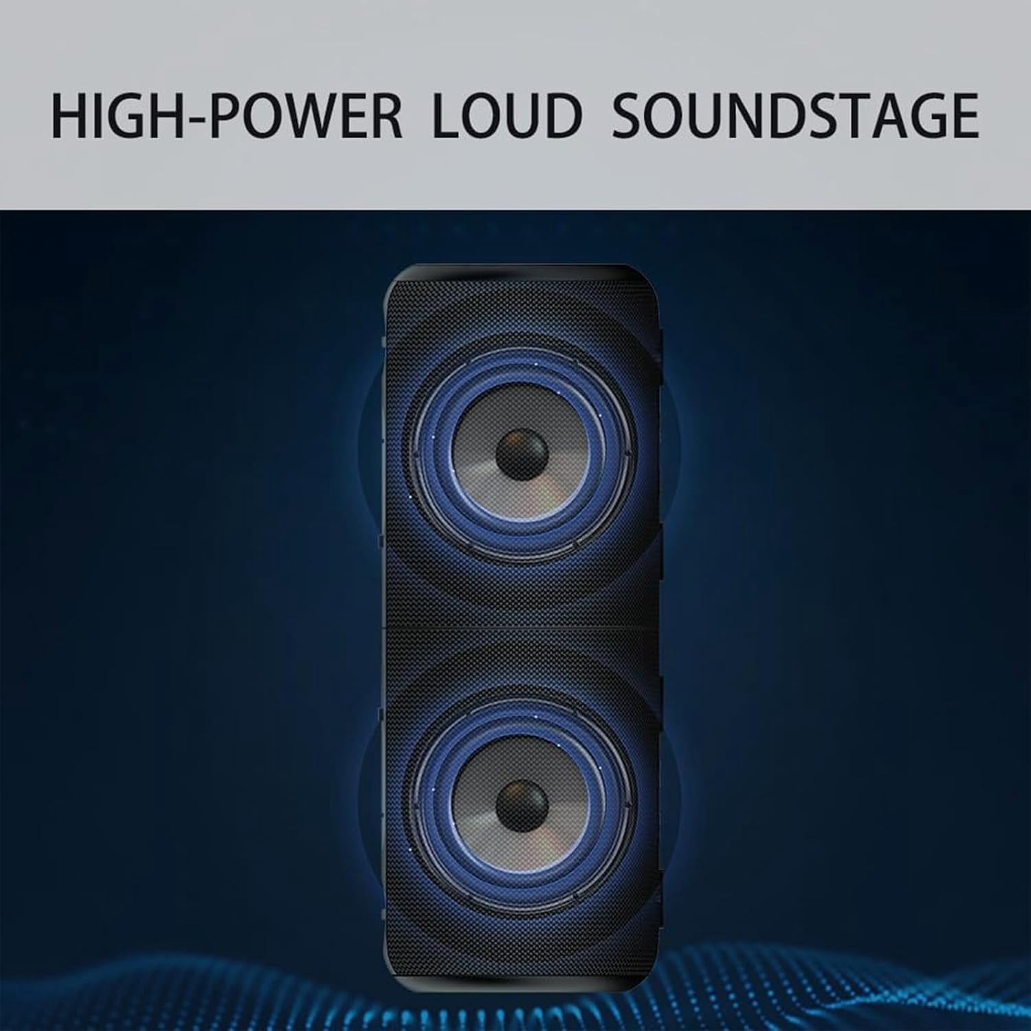 Splittable Bluetooth Speaker, 2 in 1 Portable Pairable Waterproof Wireless Speaker, Waterproof Split Wireless Speakers Bluetooth V5.3 with 20W Loud Stereo Sound, 24H Playtime (2PC)