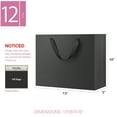 thumbnail image 7 of PKGSMART 12 Pack Gift Bags, 13x5x10 inches, Large Black Gift Bags with Handles for Birthday, Wedding, 7 of 7