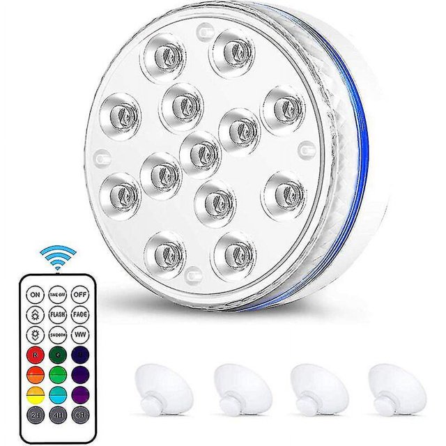 Bombilla para piscina, debajo de la piscina con control remoto, piscina elevada S, compatible con Ri