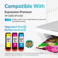 thumbnail image 4 of LEMERO Remanufactured Ink Cartridge Replacement for Epson 302 XL 302XL T302XL to use with Expression Premium XP-6100 XP 6100 XP-6000 (1 Cyan, 1 Magent, 4 of 4