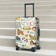 thumbnail image 3 of Wukai Dogs Funny Pets Elastic Luggage Cover: Personalized Protection for Your Suitcase - Fits 19~29-inch, Washable & Durable Travel Companion-Small, 3 of 8