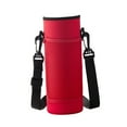 thumbnail image 3 of Porta botellas de agua,Portabotellas con correa para caminar,Bolsa portabotellas con bolsillo frontal,Funda para botella con correa ajustable para el hombro,Bolsa para botella de agua para, 3 of 8