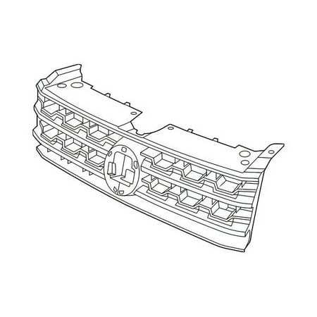 Genuine OE Volkswagen Grille Assembly - 3CN-853-651-A-RYP