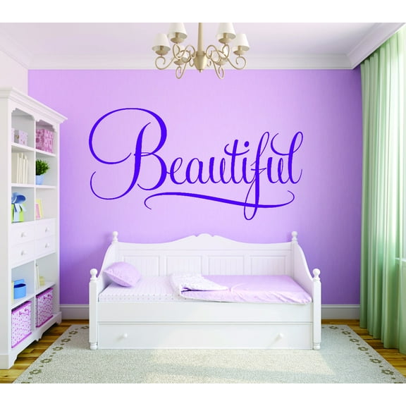 Living Room Art Beautiful Sign Kids Girl Teen 10x20 Inches