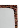 thumbnail image 2 of Ambesonne Rustic Fitted Sheet, Old House Door Brickwork, Full Size, Brown Cream Redwood, 2 of 2
