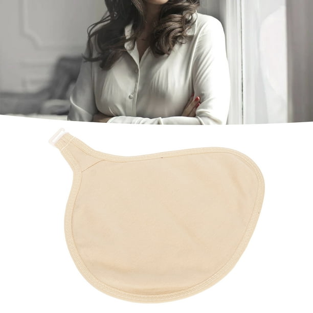 Silicone Breast Forms Protective Cover, Mastectomy Prosthesis Cover Bag  Sweat Absorbing Elastic Cotton For Mastectomy Prosthesis Left,Right 