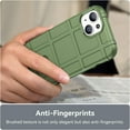 thumbnail image 5 of Slim Fit Case for iPhone 15 (Not fit 15 Pro), Rugged Shield Outdoor Durable Phone Case, Military Grade Anti-Dorp Protection and Camera Lens Protection Cover for iPhone 15,HD Green, 5 of 7