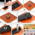 thumbnail image 5 of 200 Sets 10 Colors Self Backing Eyelet 0.32 Inch Hole Metal Quicklet Grommets Kit Mini ID Grommets Eyelets with Washers for Repairing Bead Cores Clothes Shoes Leather Canvas DIY Crafts, 5 of 7