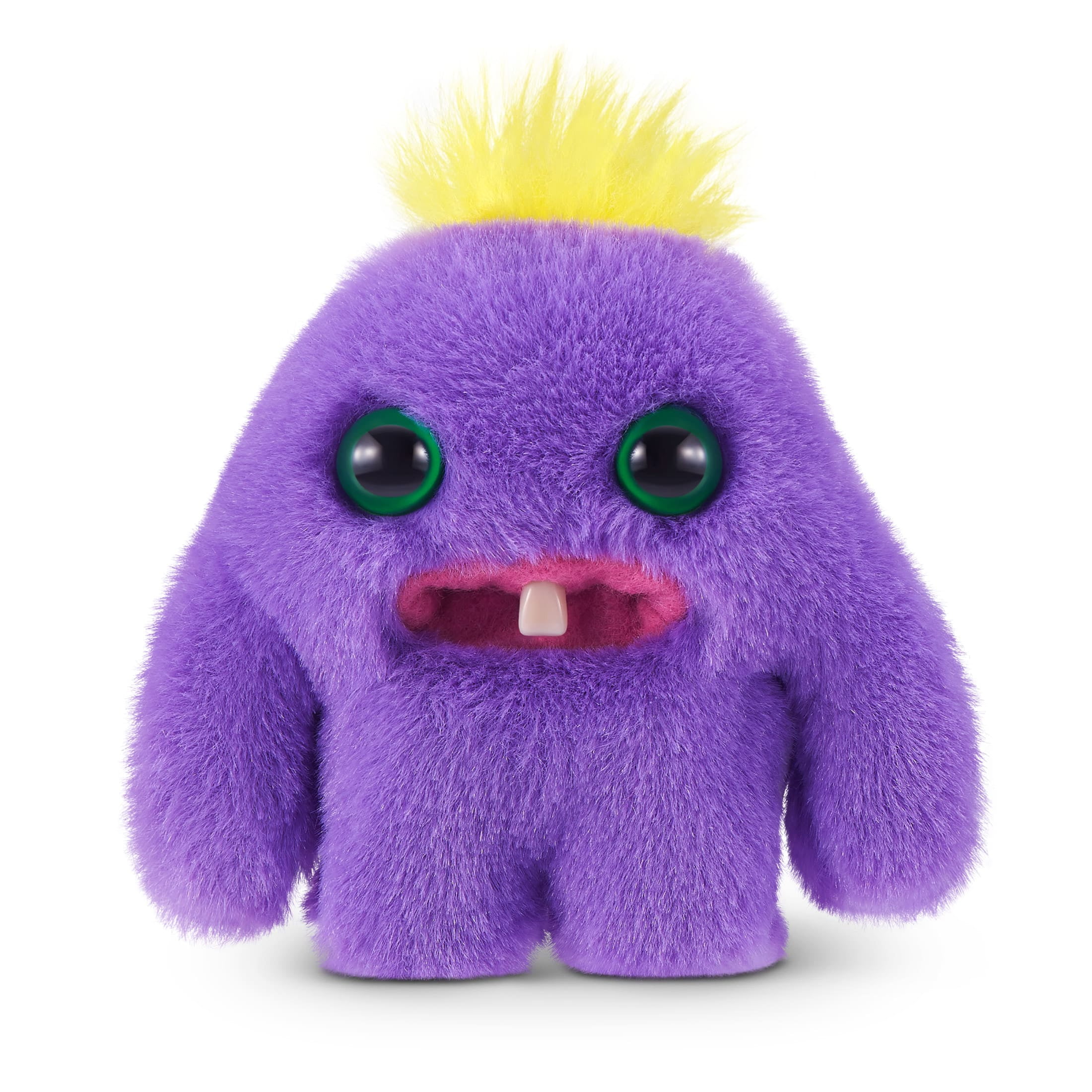 Fuggler Baby Fuggs 3.5-inch Series 4 (Mr Needles - purple) by ZURU, Funny Ugly Monster Plush Toy