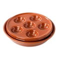 thumbnail image 5 of kowaku Conch Dish Ceramic Conch Baking Plate Sturdy Multipurpose Kitchen Tools Escargot Plate for Travel Restaurant Home Cooking BBQ, 5 of 9