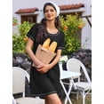 thumbnail image 4 of Ekouaer Nightgowns for Women 2 Pack Night Gowns Short Sleeve Sleepshirts Pullover Nightshirts Soft Sleepwear, 4 of 6