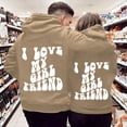 thumbnail image 5 of Gyexs Oversized Hoodies for Women Men Christmas Valentines Day Sweatshirts Hooded Long Sleeve Pullover Tops Trendy Winter Clothes Z02 Beige & Size XXXL, 5 of 7