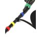 thumbnail image 5 of 1 rollo de bridas de nailon negro/verde, cinta mágica de 10mm de ancho, organizador de cables multifuncional, cortable, autoadhesivo, USB, 5 of 5