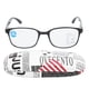 thumbnail image 2 of Gafas de lectura portátiles, gafas de lectura retro anti rayos azules de alta definición, gafas para presbicia, funcionamiento suave, 2 of 8